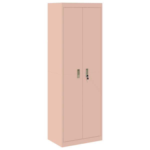 Säilytyskaappi 2 kpl Pinkki 60 x 40 x 220 cm Teräs Lukittava