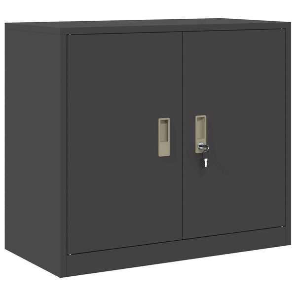 Säilytyskaappi 2 kpl Musta 80 x 40 x 160 cm Teräs Lukittava