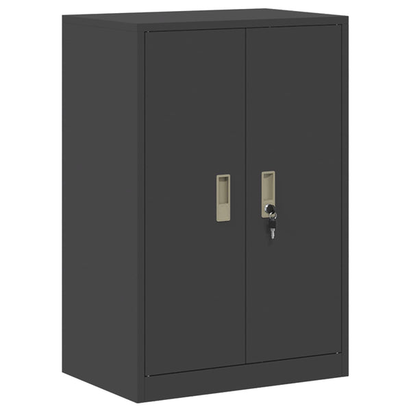 Säilytyskaappi 2 kpl Musta 60 x 40 x 160 cm Teräs Lukittava