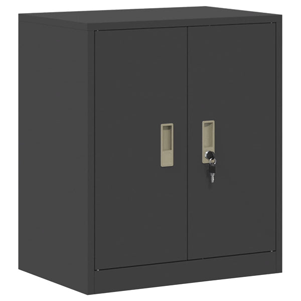 Säilytyskaappi 2 kpl Musta 60 x 40 x 175 cm Teräs Lukittava