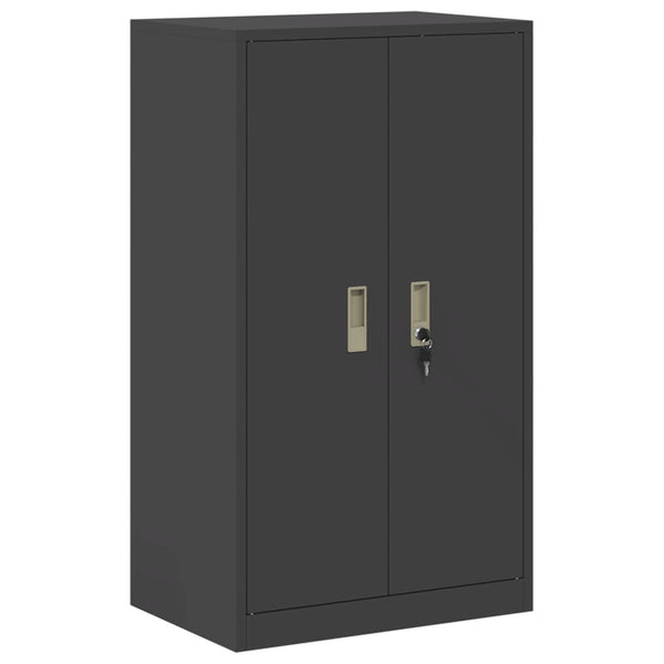 Säilytyskaappi 2 kpl Musta 60 x 40 x 175 cm Teräs Lukittava