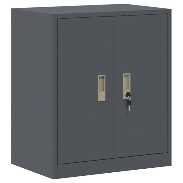 Säilytyskaappi 2 kpl Antrasiitti 60 x 40 x 175 cm Teräs