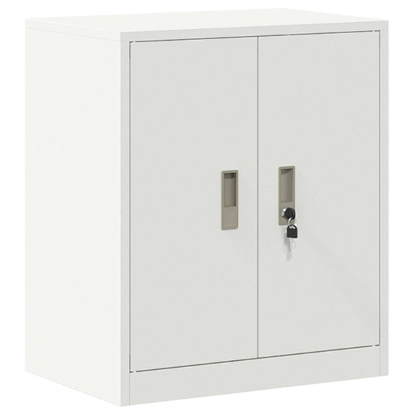 Säilytyskaappi 2 kpl valkoinen 60 x 40 x 175 cm Teräs Lukittava