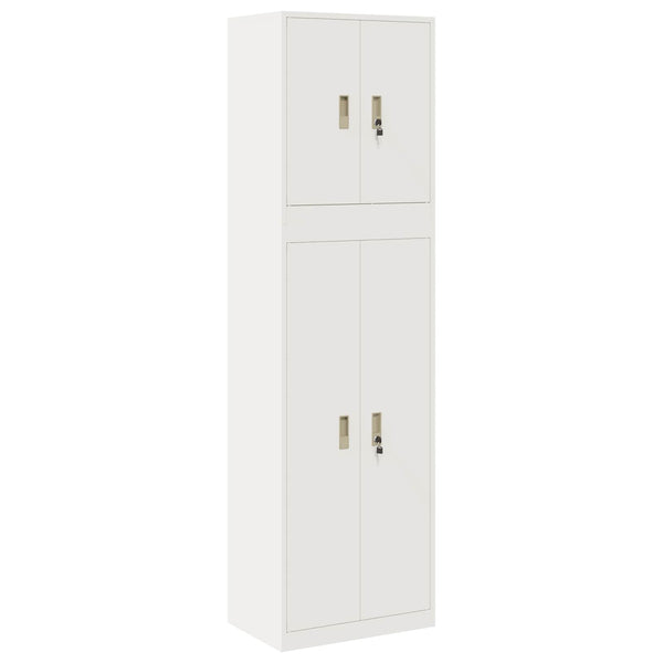 Säilytyskaappi 2 kpl 60 x 40 x 210 cm Teräs Lukittava