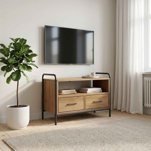 TV-kaappi 67,5 x 33 x 50 cm Artisaanitammi Tekninen puu
