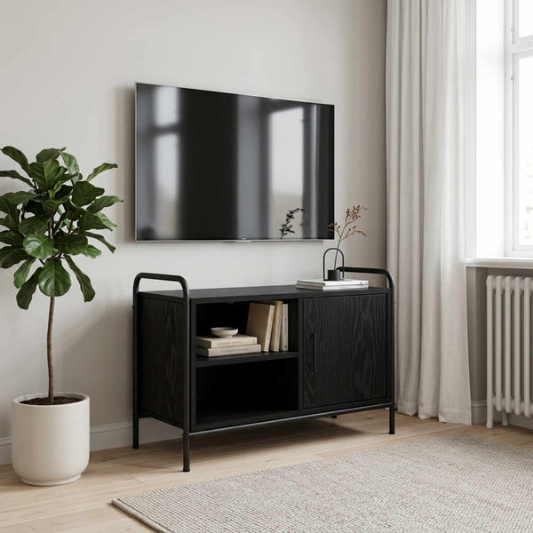 TV-kaappi 67,5 x 33 x 50 cm Musta tammi