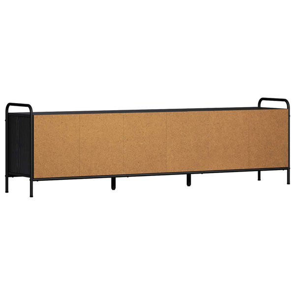 TV-kaappi 167,5 x 33 x 50 cm Musta tammi Tekninen puu