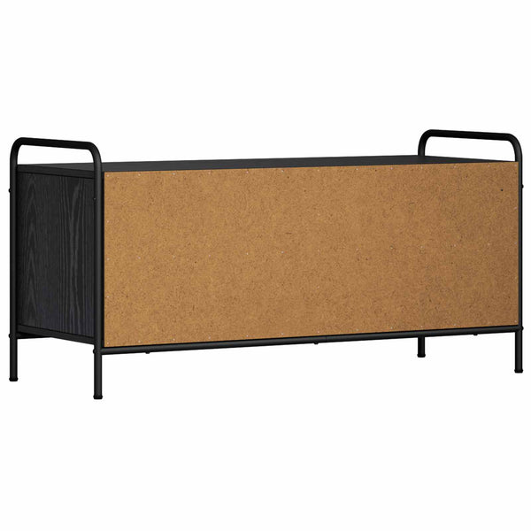 TV-kaappi 140 x 39,5 x 50 cm Musta tammi Tekninen puu