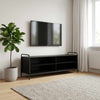 TV-kaappi 140 x 39,5 x 50 cm Musta tammi Tekninen puu