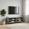 TV-kaappi 140 x 39,5 x 50 cm Harmaa Sonoma Tekninen puu
