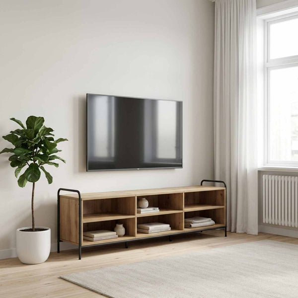 TV-kaappi 140 x 39,5 x 50 cm Artisaanitammi Tekninen puu
