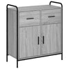 Sivupöytä Harmaa Sonoma 97 x 33 x 81 cm Tekninen puu