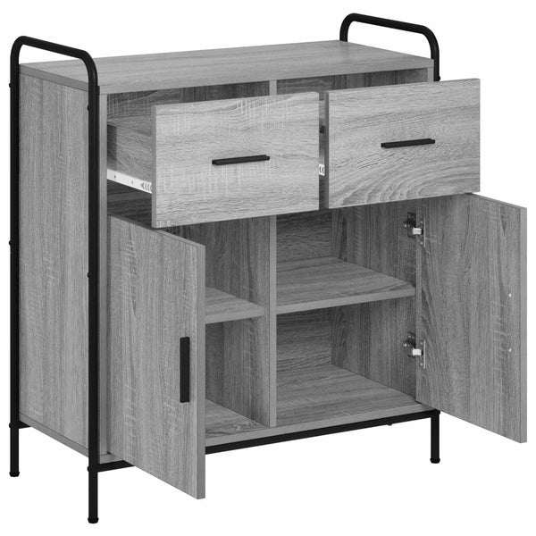 Sivupöytä Harmaa Sonoma 97 x 33 x 81 cm Tekninen puu