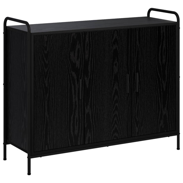 Sivupöytä Musta tammi 97 x 33 x 81 cm Tekninen puu