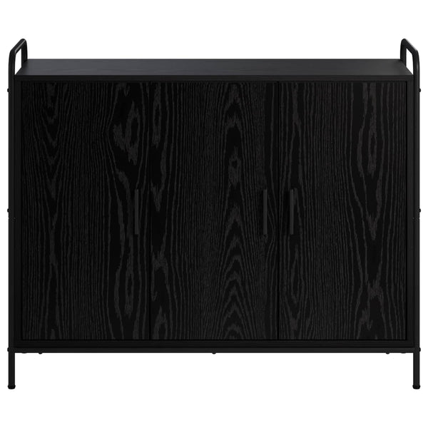 Sivupöytä Musta tammi 97 x 33 x 81 cm Tekninen puu