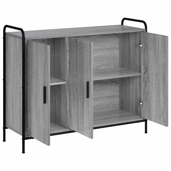 Sivupöytä Harmaa Sonoma 97 x 33 x 81 cm Tekninen puu
