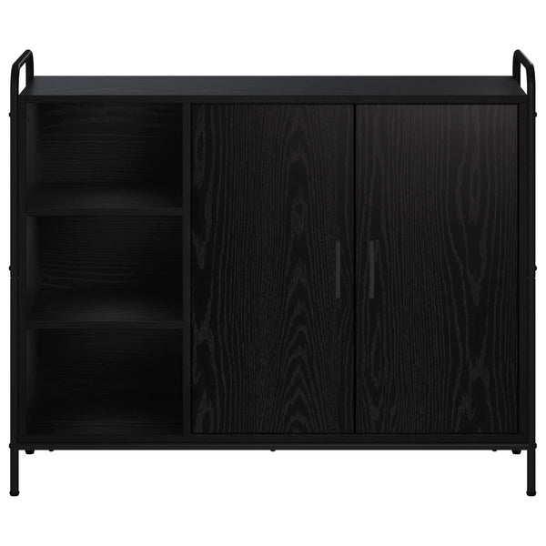 Sivupöytä Musta tammi 97 x 33 x 81 cm Tekninen puu