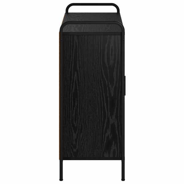Sivupöytä Musta tammi 97 x 33 x 81 cm Tekninen puu