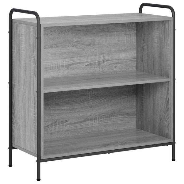 Kirjahylly 80 x 33 x 80 cm Tekninen puu Harmaa Sonoma