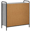 Kirjahylly 80 x 33 x 80 cm Tekninen puu Harmaa Sonoma