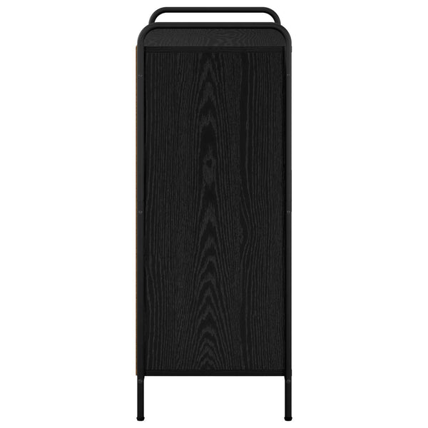 Kenkäkaappi 76 x 36,5 x 93 cm Tekninen puu Musta tammi