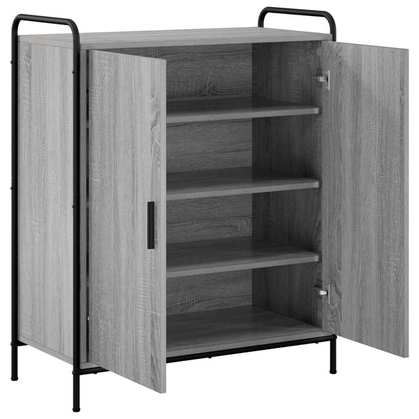Kenkäkaappi 76 x 36,5 x 93 cm Tekninen puu Harmaa Sonoma