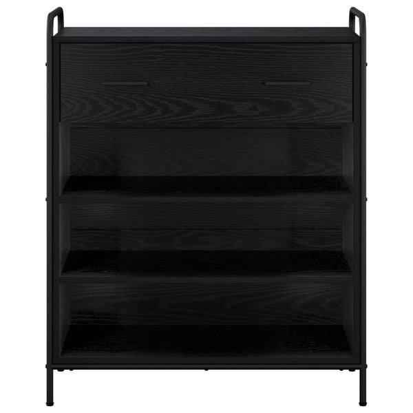 Kenkäkaappi 76 x 36,5 x 93 cm Tekninen puu Musta tammi