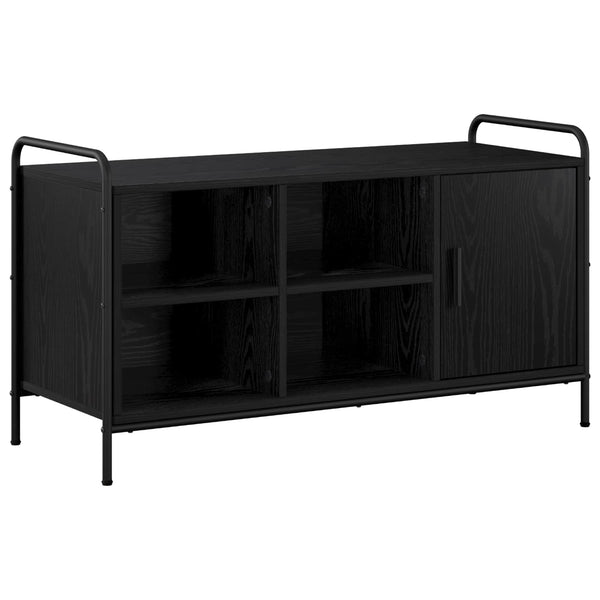 Kenkäkaappi 100 x 39,5 x 55,5 cm Tekninen puu Musta tammi