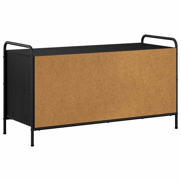 Kenkäkaappi 100 x 39,5 x 55,5 cm Tekninen puu Musta tammi