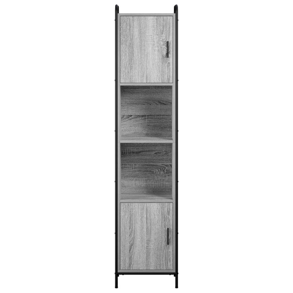 Kylpyhuonekaappi Harmaa Sonoma 46 x 36 x 181 cm Tekninen puu