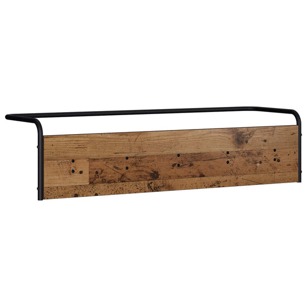Takkihylly Vanha puu 100 x 30 x 25 cm Tekninen puu
