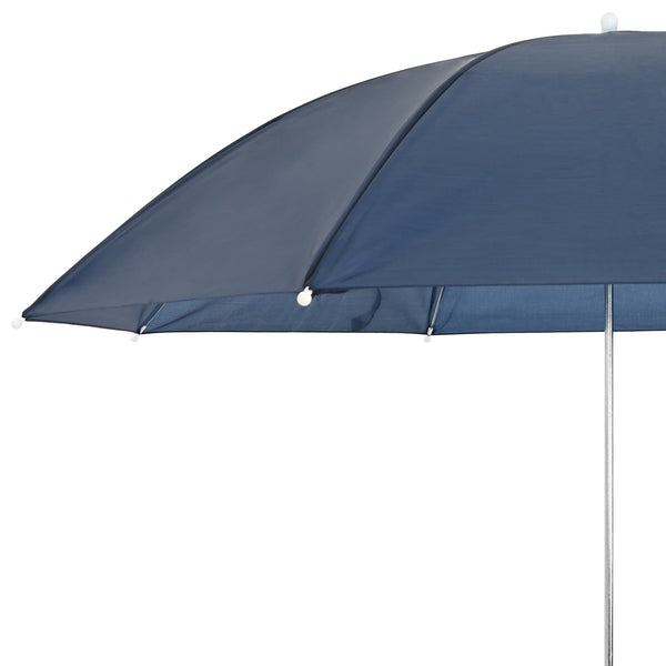 Sateenvarjo puristustelineellä 2 pcs Laivastonsininen
