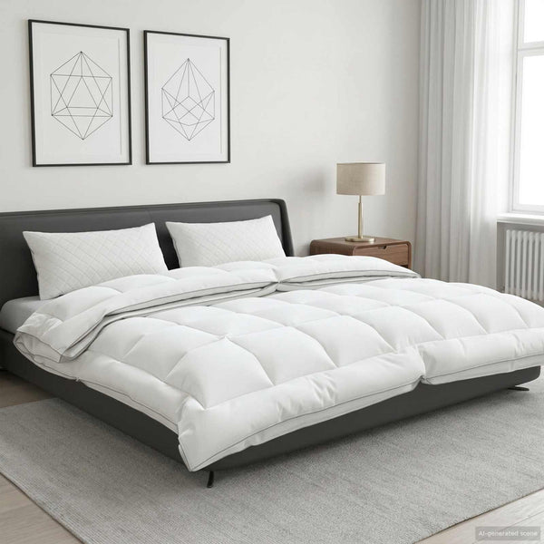Peitto TRIER 200x220cm 4 vuodenaikaa 140+220GSM valkoinen