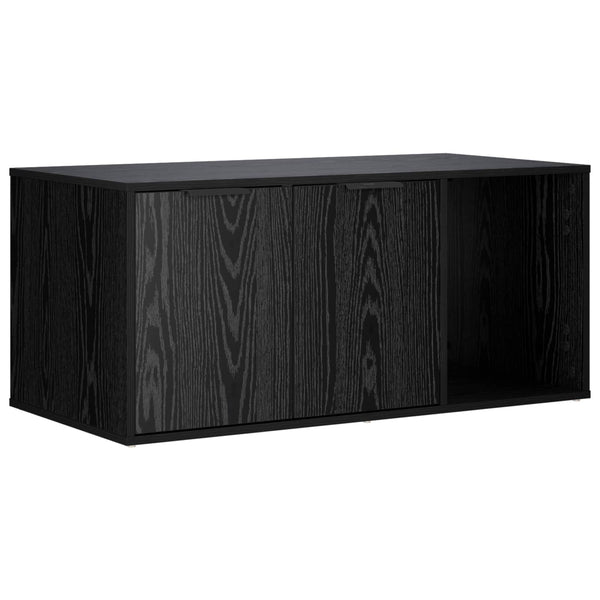 Kissakotelo Huonekalu Musta tammi 100 x 49 x 45 cm Tekninen puu