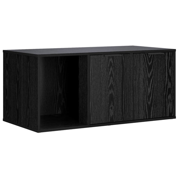 Kissakotelo Huonekalu Musta tammi 100 x 49 x 45 cm Tekninen puu