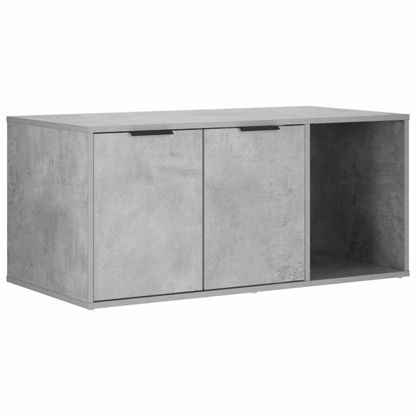 Kissakotelo Huonekalu Betoninharmaa 100 x 49 x 45 cm