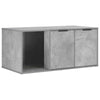 Kissakotelo Huonekalu Betoninharmaa 100 x 49 x 45 cm