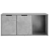 Kissakotelo Huonekalu Betoninharmaa 100 x 49 x 45 cm