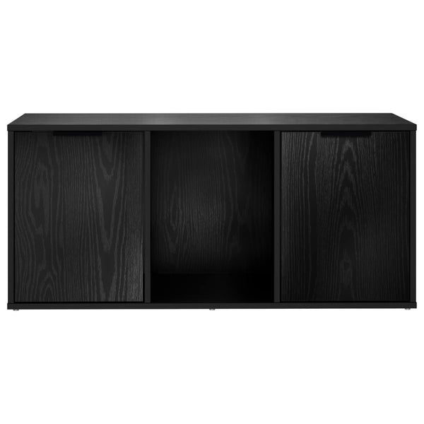 Kissakotelo Huonekalu Musta tammi 100 x 49 x 45 cm Tekninen puu