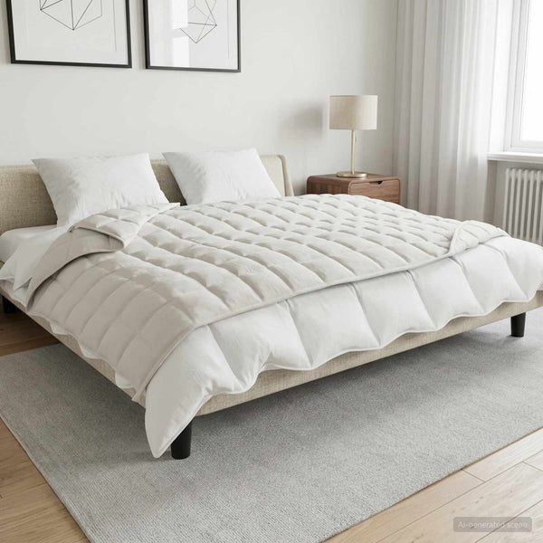 Painopeitto valkoinen 5FT King Size 7 kg 100% Puuvilla 205T