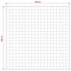 Painopeitto valkoinen 200 x 200 cm 13 kg 100% Puuvilla 205T