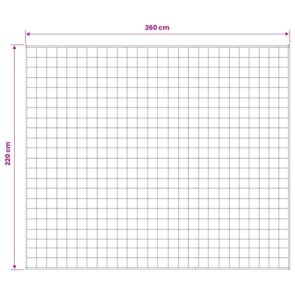 Painopeitto Antrasiitti 220 x 260 cm 11 kg 100% Puuvilla 205T