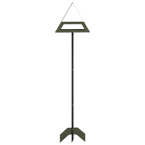 Lintu ruokinta Teräs Oliivinvihreä