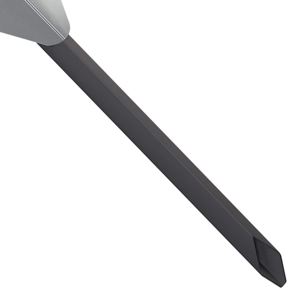 Puutarhakeppi 3 kpl 116,5 x 35 x 3 cm Galvanoitu teräs Hopea