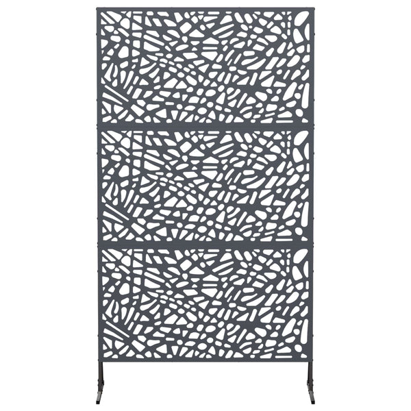 Yksityisyysnäyttö 100 x 50 x 180 cm Teräs Antrasiitti