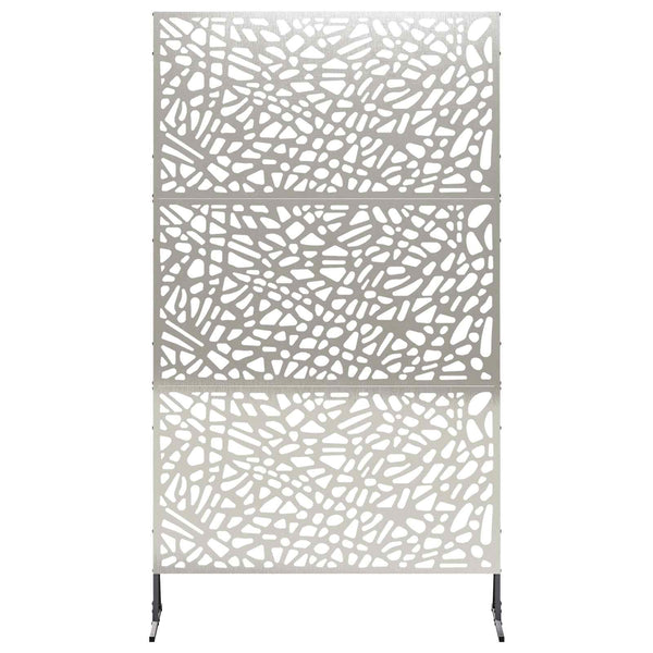 Yksityisyysnäyttö 100 x 50 x 180 cm Ruostumaton teräs Hopea