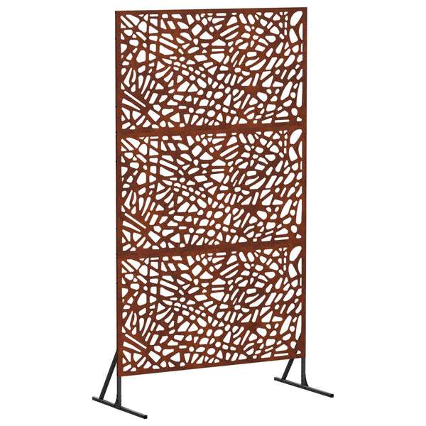 Yksityisyysnäyttö 100 x 50 x 180 cm Säänkestävä teräs