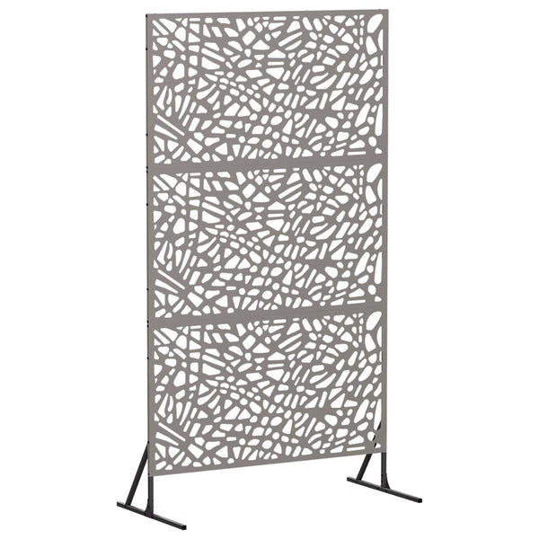 Yksityisyysnäyttö 100 x 50 x 180 cm Säänkestävä teräs