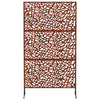 Yksityisyysnäyttö 100 x 50 x 180 cm Säänkestävä teräs