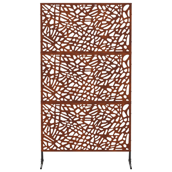 Yksityisyysnäyttö 100 x 50 x 180 cm Säänkestävä teräs